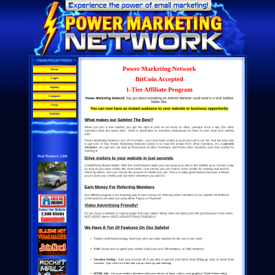 Power marketing network